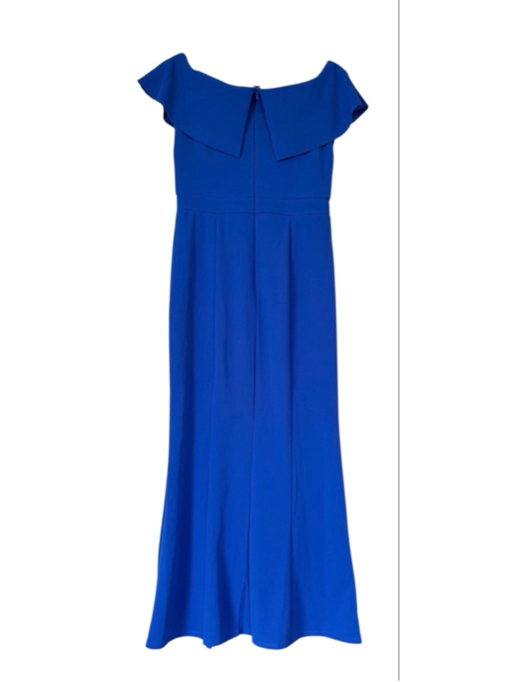 Alexa B Nites Royal Blue Off-Shoulder Midi Dress Size 8 - Picture 4 of 13